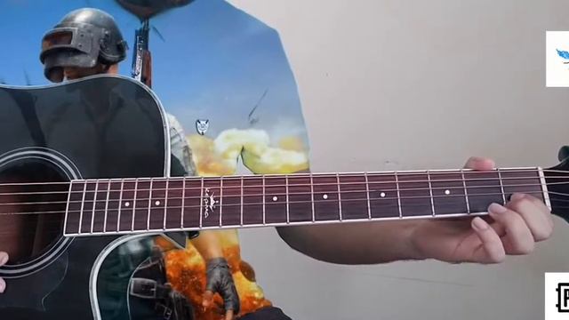 PUBG Intro Music || Acoustic Guitar Lead/Tabs || Background Music with Chords || смотреть онлайн