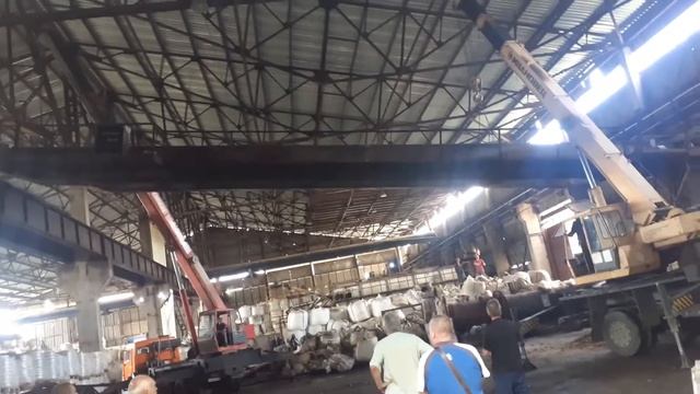 Демонтаж кранбалки при помощи двух кранов смотреть онлайн