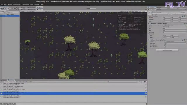 Fy World - New "Engine" / Unity - 300k+ tilables objects. смотреть онлайн
