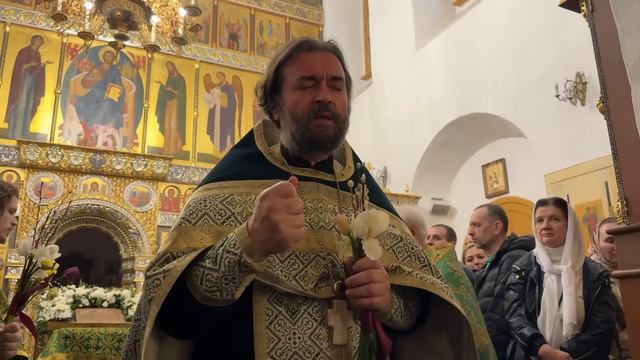 Проповедь Протоиерея Андрея Ткачева - Мы сегодня зашли в Иерусалим (2024.04.28) смотреть онлайн