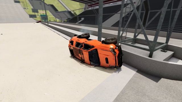 Satisfying Rollover Crashes #4 - BeamNG drive смотреть онлайн