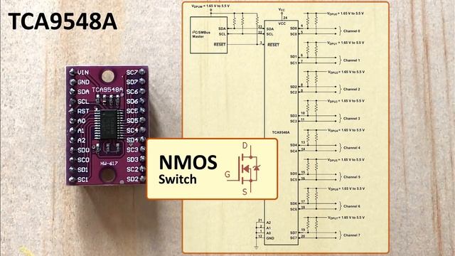 TCA9548A I2C Multiplexer Module - With Arduino and NodeMCU смотреть онлайн