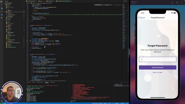 Forgot Password Feature using React Native, Node, and MongoDB смотреть онлайн