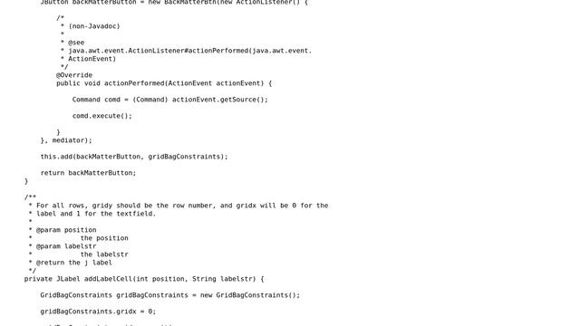 Code Review: Swing application: Working with GridBagLayout and Mediator pattern смотреть онлайн