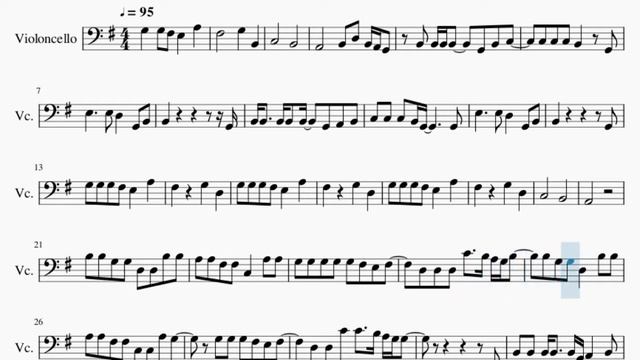Cello Sheet Music: How to play Just Give Me A Reason by Pink and Nate Ruess смотреть онлайн