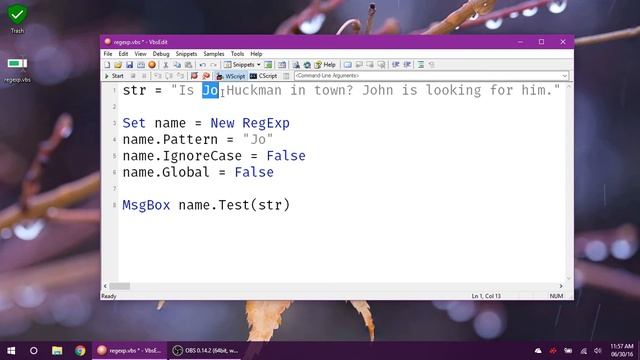 VBScript Basics, Part 70 | RegExp (Test & Replace) смотреть онлайн