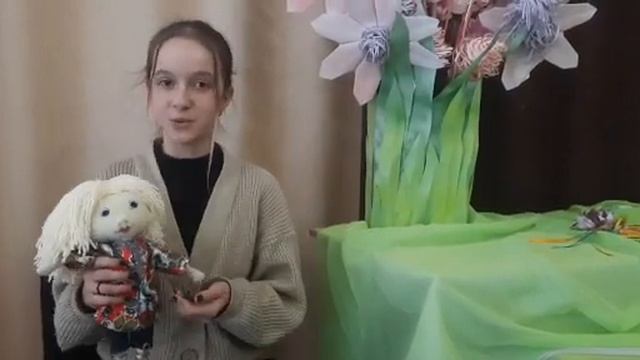 "Домовенок Кузя". Техника исполнения-тканепластика. Автор: Рогачевская Арина. смотреть онлайн