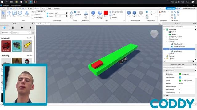 Создание механизмов в Roblox Studio. Как легко и быстро сделать свой собственный парк аттракционов. смотреть онлайн