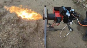 Горелка на отработанном масле. Автомат 2 ступени.