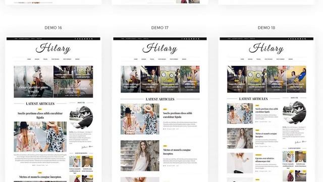 Hilary - Fast - Clean - Flexible WordPress Magazine News Blog Theme смотреть онлайн
