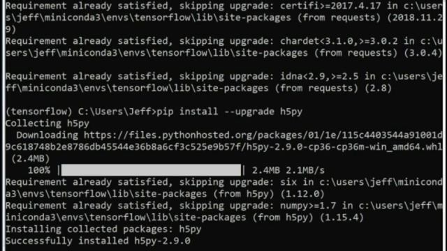 2019: Installing Anaconda Python, TensorFlow and Keras for PyCharm смотреть онлайн