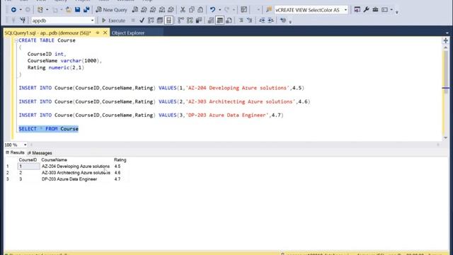 61 - Azure SQL Database - Adding Data (Part 3) - Azure Core Services - A Beginner's Guide to Azure смотреть онлайн