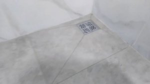 Душевой поддон, своими руками. Как сделать уклон в душевом поддоне из плитки? Душ полон из кирпича.