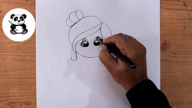 How To Draw Cute Girl With Love Balloons | Girl Drawing | @TaposhiartsAcademy