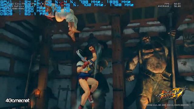 Street Fighter IV/4 - 9800 GT 1GB SLI - i7 920 - Maxed Out 1080p Test смотреть онлайн