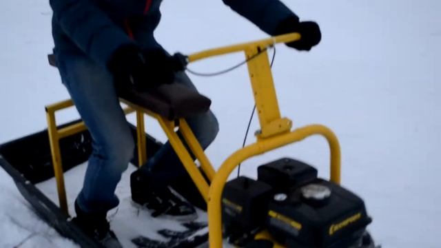 самодельный снегоход ГАВРИК 2 смотреть онлайн