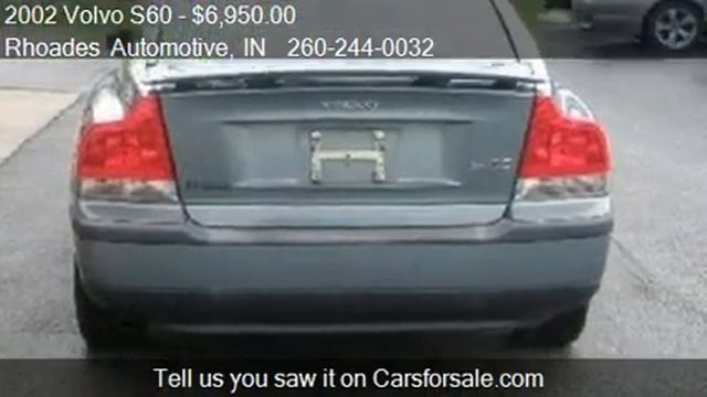 2002 Volvo S60 2.4 4dr Sedan for sale in Columbia City, IN 4 смотреть онлайн