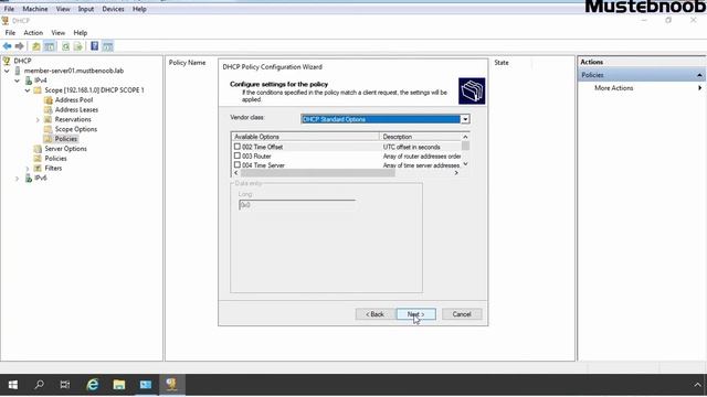 LAB GUIDE:38 Configure DHCP Using Policy based Assignment смотреть онлайн