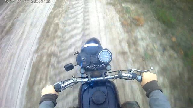 Небольшой продубас на МТ Днепр, перед перевоплощением в Cafe-Racer смотреть онлайн