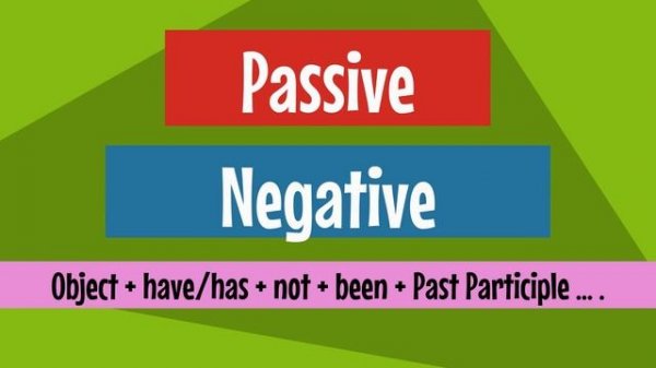 Present perfect active and passive forms, English grammar tenses