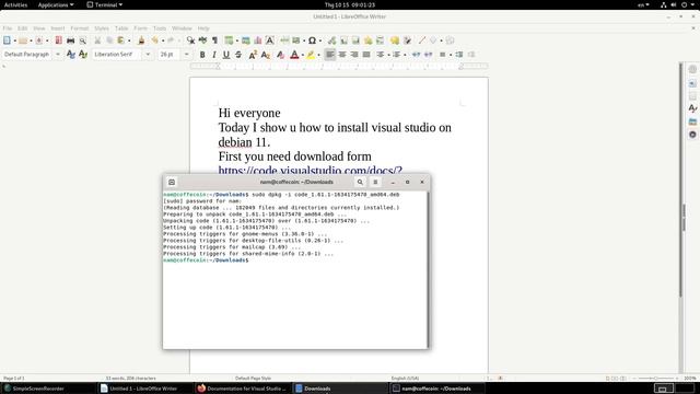 Debian 11: How to install Visual studio on debian смотреть онлайн