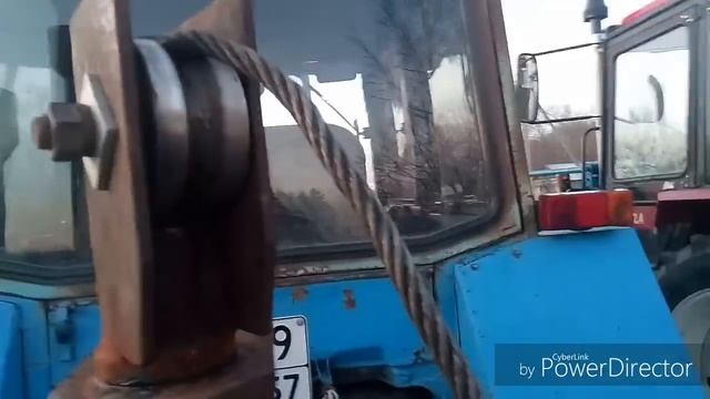 ОБЗОР САМОДЕЛЬНОГО ОТВАЛА НА МТЗ-82. ЛЕБЁДКА НА МТЗ!!! смотреть онлайн