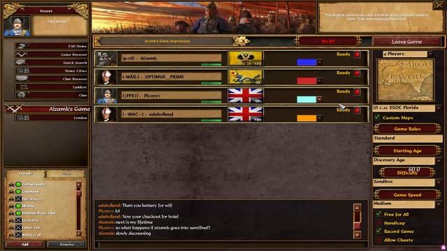 [AoE3] ESOC Grand Tour S1 // Mono-Civ — Quarter Finals: Aizamk vs OPTIMUS__PRIME смотреть онлайн