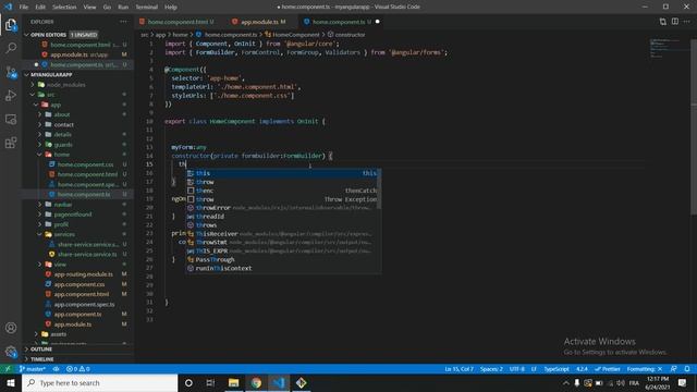Course Angular In Arabic For Beginners | 34 Angular Forms Reactive forms formbuilder смотреть онлайн