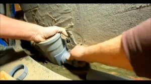 Как врезать 50-ую канализацию в сотку за 2 минуты