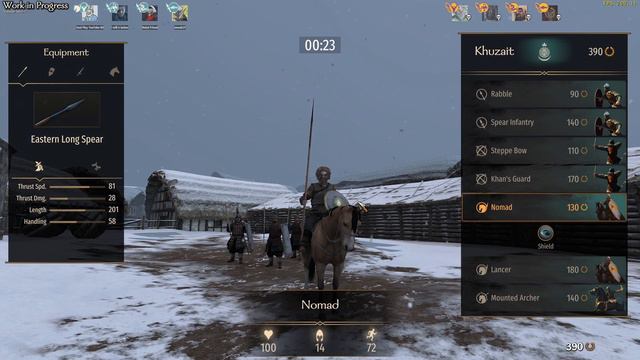 KHUZAIT VS EMPIRE. SPEAR INFANTRY + NOMAD. SKIRMISH Mount and Blade 2: Bannerlord. Кузаиты-Империя смотреть онлайн