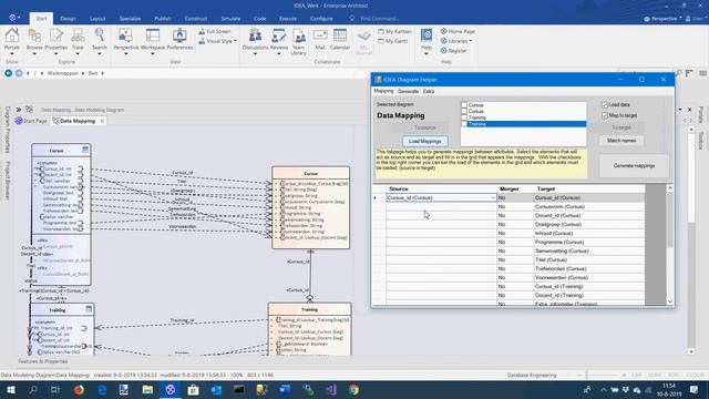 Data Mapping AddOn for Sparx Enterprise Architect смотреть онлайн