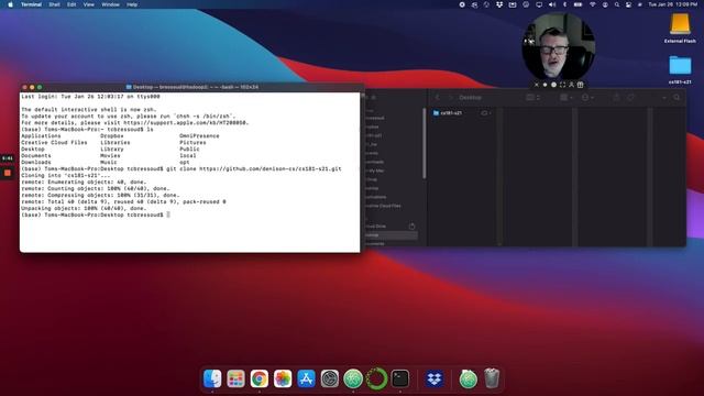 Mac GitHub Repository Clone Setup смотреть онлайн