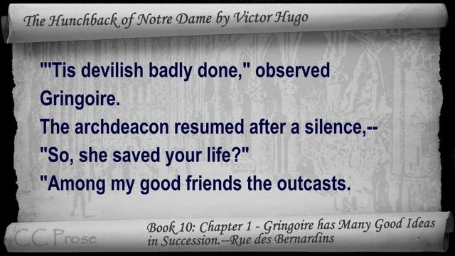Book 10 - Chapter 1 - The Hunchback of Notre Dame by Victor Hugo - Gringoire has Many Good Ideas смотреть онлайн