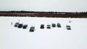 Гонки на УАЗах по снегу. г.Вилюй 2022