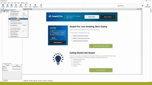 Soap Basics || How To Export and Import Project into Workspace in Soap UI Tool смотреть онлайн