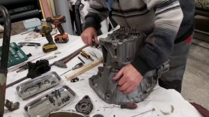 Разбор КПП Фиат Добло 1.4 8V  2006г