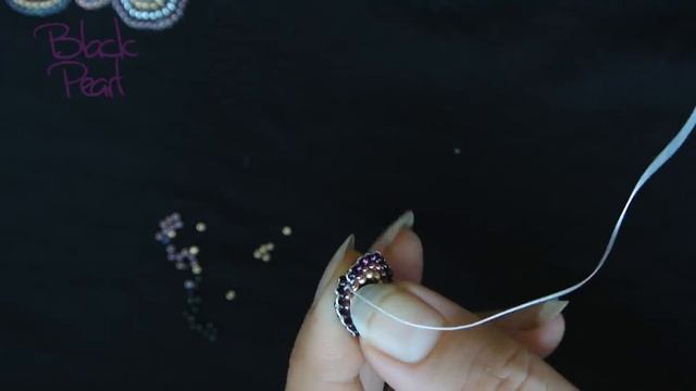 Bracelet ! DIY Beaded Bracelet ! Black Pearl