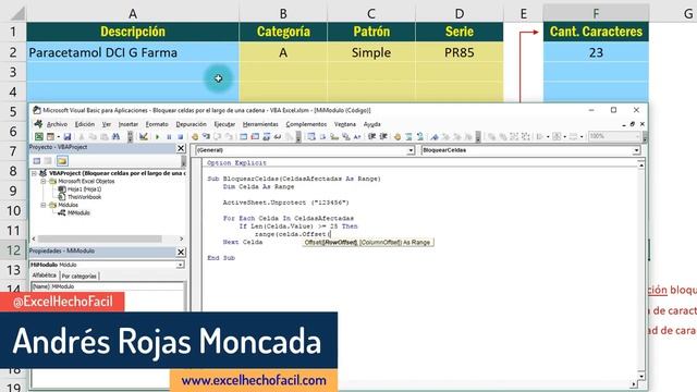 Bloquear celdas por el largo de una cadena - VBA Excel смотреть онлайн
