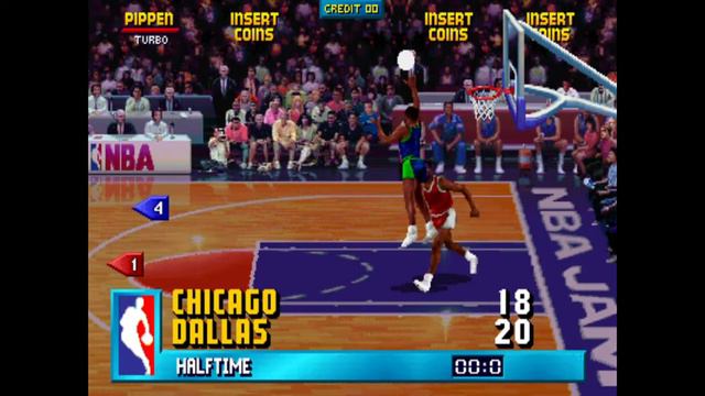 [Classic Game Play] NBA JAM - Pippen On Fire!! & 42 Points!! смотреть онлайн