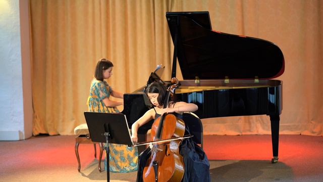 Maria Mishela Jaunzeme & Lynn Renouil-Hata. F.Chopin, Sonata for Cello & Piano. смотреть онлайн