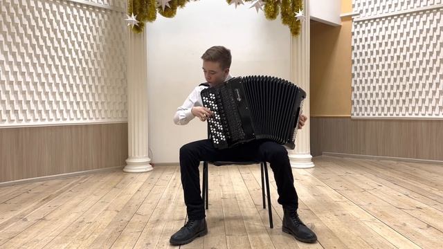 Федоров Иван (баян) В.Мотов "Тонкая рябина" смотреть онлайн