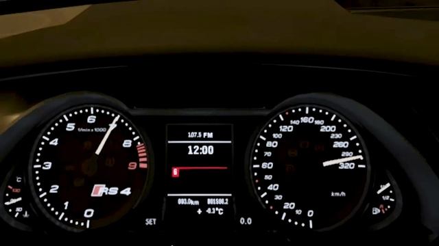 Audi RS4 Avant 2013 Top Speed Acceleration (450HP)| 290km