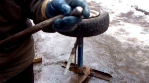 Самодельный шиномонтаж