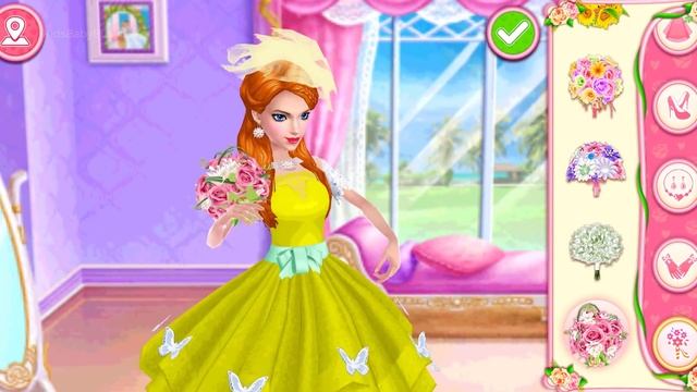 Wedding Design Girl Game - Bridal Makeup, Dress Up, Color Hairstyle & Cake Decoration Game For girl смотреть онлайн