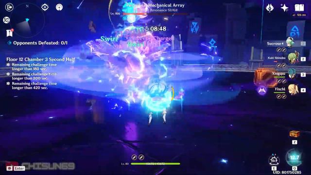 SUCROSE TASER FT KUKI SHINOBU ⚡ | SPIRAL ABYSS 12-3 2ND HALF | GENSHIN IMPACT 2.7 смотреть онлайн