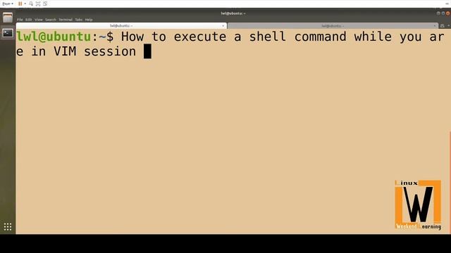 011 - How to execute a shell command while your are in VIM session? | VIM Editor смотреть онлайн