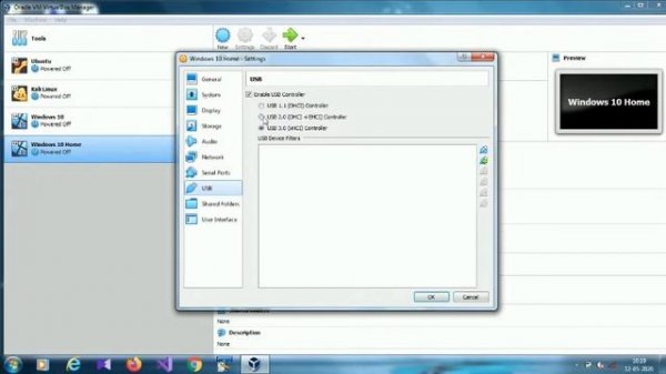 How to enable/connect USB drive to Windows, Linux, Ubuntu in VirtualBox