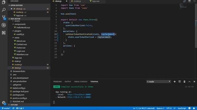 13. Changing the User Interface Based on Authentication State using VueJS Vuex смотреть онлайн
