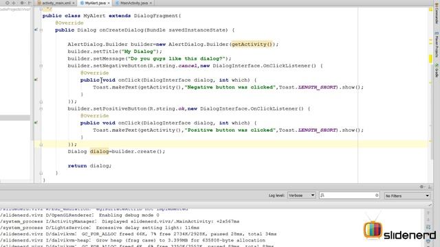 135 Android AlertDialog.Builder Part 2 | смотреть онлайн