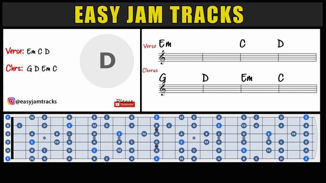 80s Hair Metal Ballad in E Minor - Easy Jam Tracks смотреть онлайн